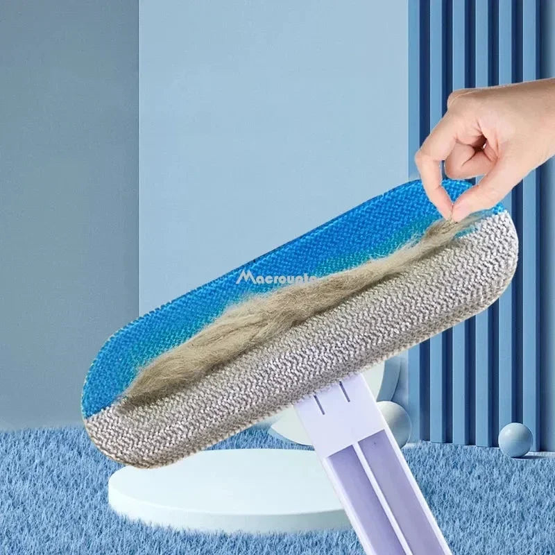 Escova multifuncional para remoção de pelos de gatos e animais de estimação