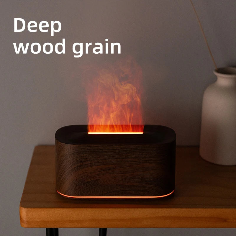 Novo difusor de aromas 2025, umidificador, difusor de aromas de óleos essenciais adicionáveis com função de proteção, luz noturna ambiente de 7 cores