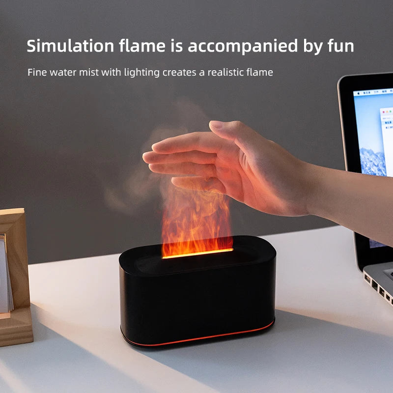 Novo difusor de aromas 2025, umidificador, difusor de aromas de óleos essenciais adicionáveis com função de proteção, luz noturna ambiente de 7 cores