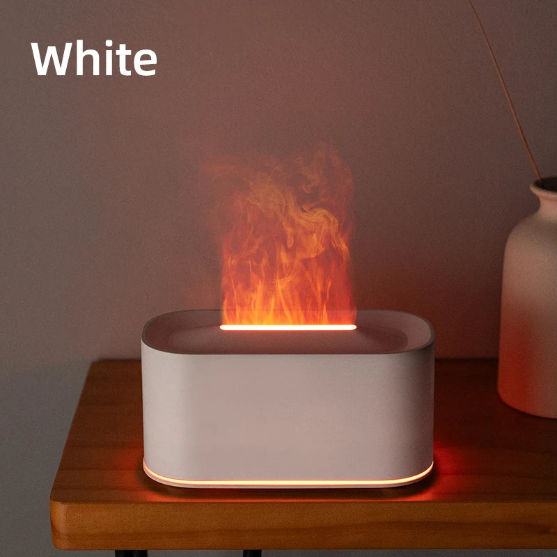Novo difusor de aromas 2025, umidificador, difusor de aromas de óleos essenciais adicionáveis com função de proteção, luz noturna ambiente de 7 cores