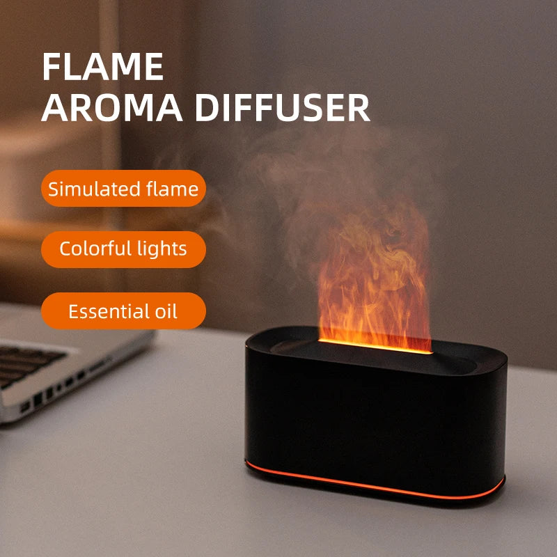 Novo difusor de aromas 2025, umidificador, difusor de aromas de óleos essenciais adicionáveis com função de proteção, luz noturna ambiente de 7 cores