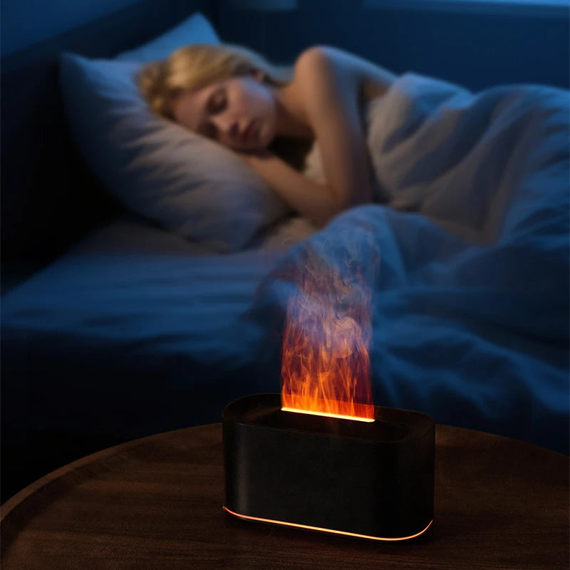 Novo difusor de aromas 2025, umidificador, difusor de aromas de óleos essenciais adicionáveis com função de proteção, luz noturna ambiente de 7 cores