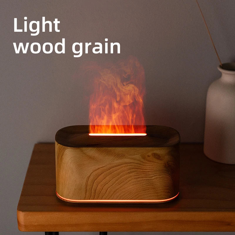 Novo difusor de aromas 2025, umidificador, difusor de aromas de óleos essenciais adicionáveis com função de proteção, luz noturna ambiente de 7 cores