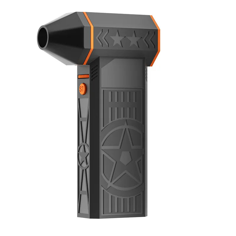 Ventilador turbo sem escova Fiizreal X50 de 240 W, portátil, de alta velocidade, recarregável, 8000 mAh, 57 m/s, Typhoon Wind, tipo C