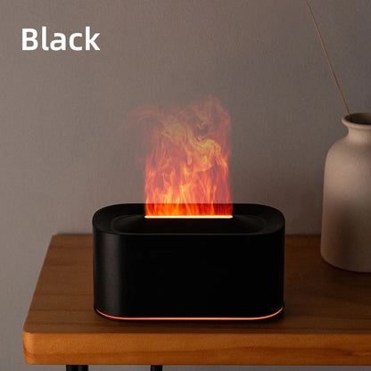 Novo difusor de aromas 2025, umidificador, difusor de aromas de óleos essenciais adicionáveis ​​com função de proteção, luz noturna ambiente de 7 cores