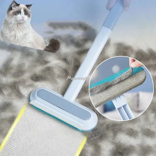 Escova multifuncional para remoção de pelos de gatos e animais de estimação
